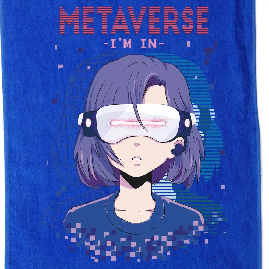 Metaverse I'm In Anime Platinum Collection Golf Towel