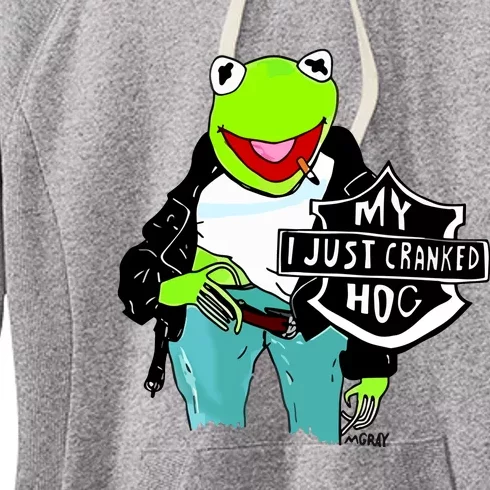 My I Just Cranked Hog Mgray Women's Fleece Hoodie