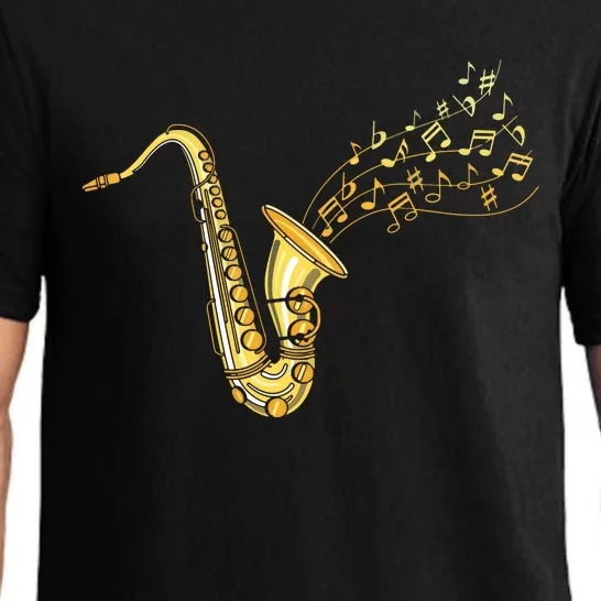 Musical Instrument Jazz Musician Gift Idea Saxophone Pajama Set