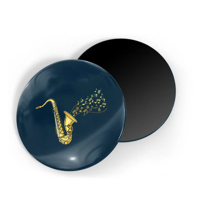 Musical Instrument Jazz Musician Gift Idea Saxophone Magnet