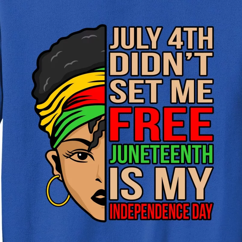 My Independence Juneteenth Black History Month Graphic Gift Sweatshirt