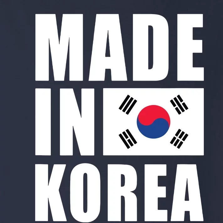 Made In Korea Korean Flag Pride Toddler Long Sleeve Shirt