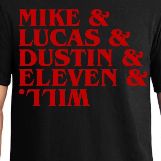 Mike & Lucas & Dustin & Elevin & Will Pajama Set