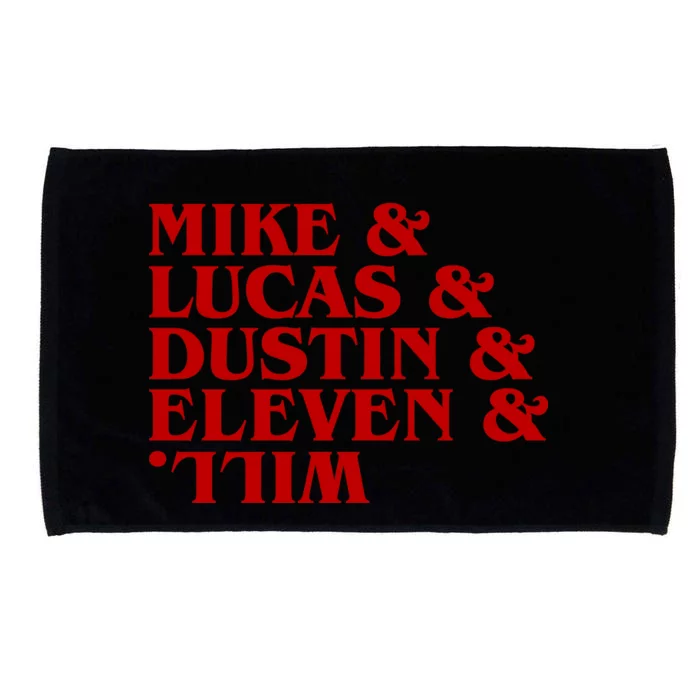 Mike & Lucas & Dustin & Elevin & Will Microfiber Hand Towel