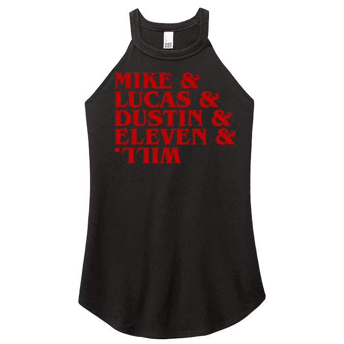 Mike & Lucas & Dustin & Elevin & Will Women’s Perfect Tri Rocker Tank