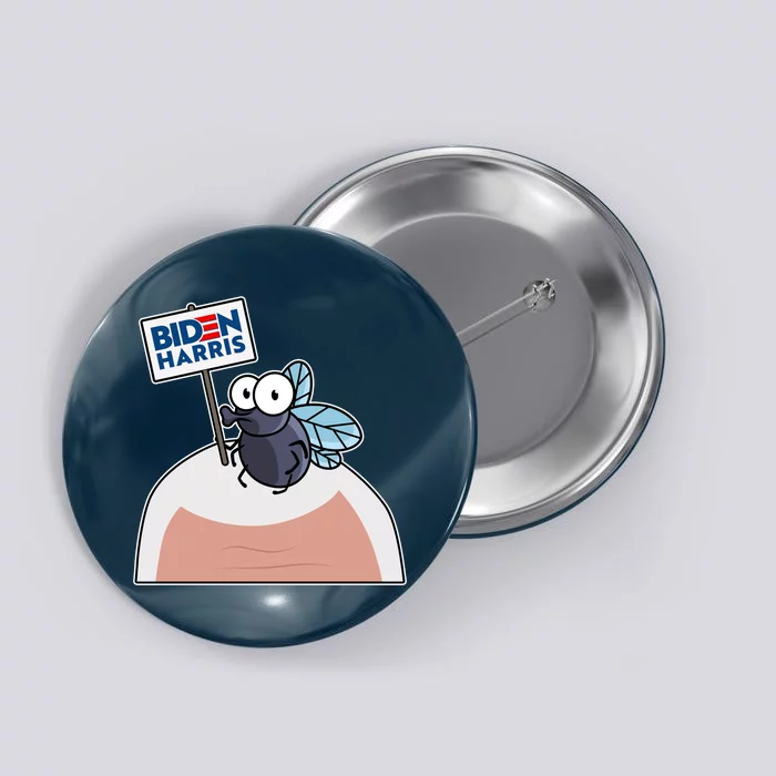 Mike Pence Fly on Head Vote Biden Harris Debate Button