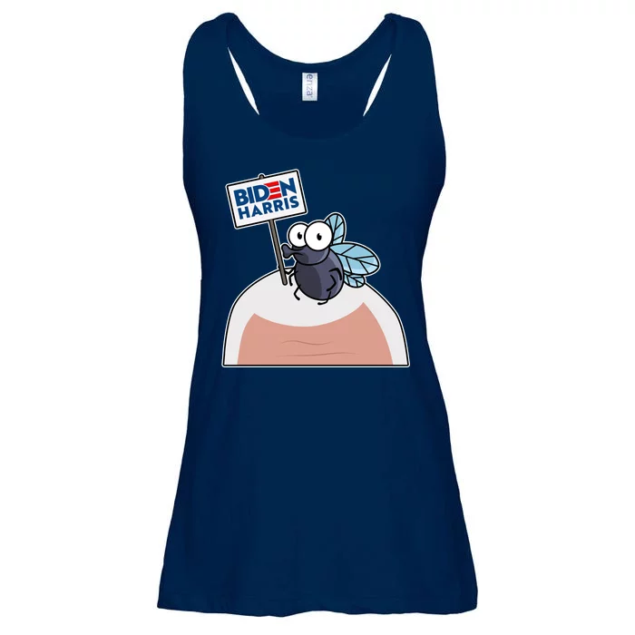 Mike Pence Fly on Head Vote Biden Harris Debate Ladies Essential Flowy Tank