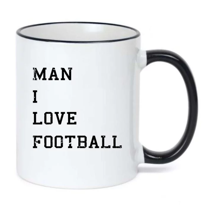 Milf I Love Football Hilarious Adult Acronym Joke Gift Black Color Changing Mug