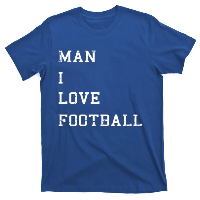 Milf I Love Football Hilarious Adult Acronym Joke Gift T-Shirt