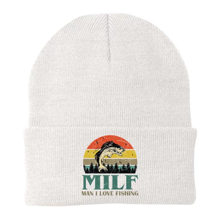 Man I Love Fishing Funny Knit Cap Winter Beanie