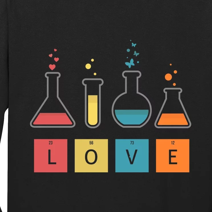 Man I Love Science Chemistry Set Long Sleeve Shirt