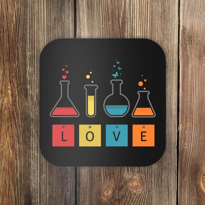 Man I Love Science Chemistry Set Coaster