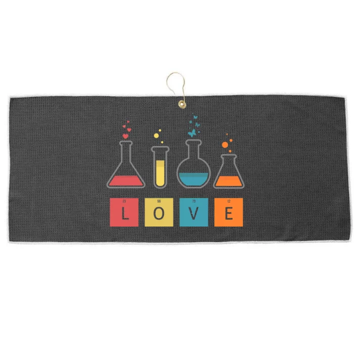 Man I Love Science Chemistry Set Large Microfiber Waffle Golf Towel