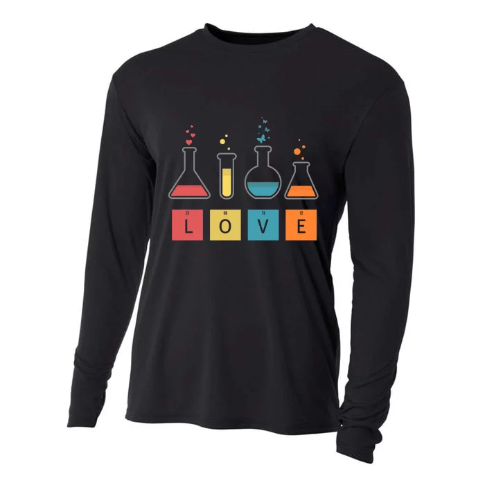 Man I Love Science Chemistry Set Cooling Performance Long Sleeve Crew