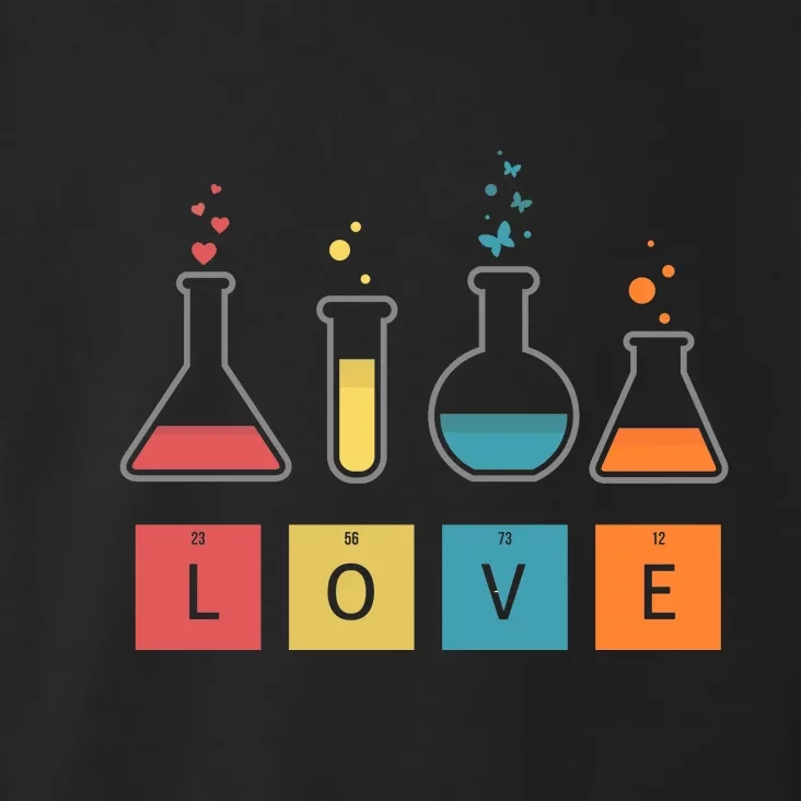 Man I Love Science Chemistry Set Toddler Hoodie