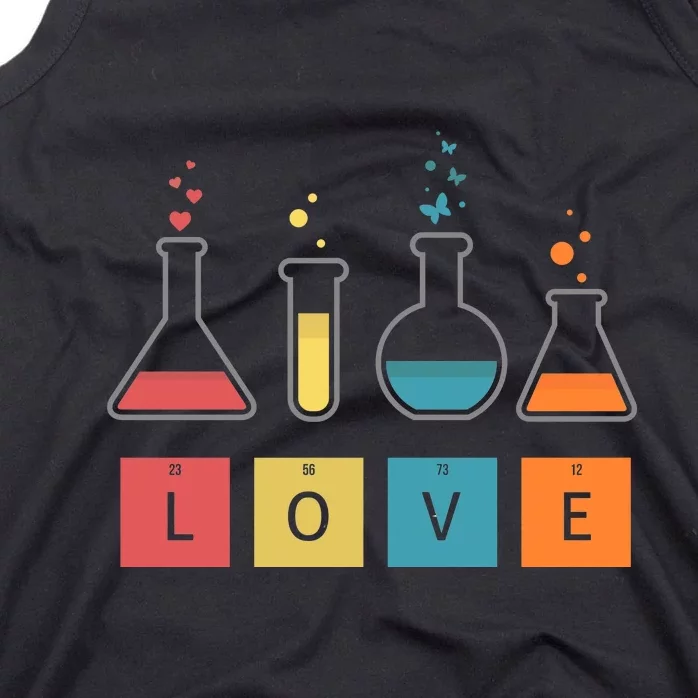 Man I Love Science Chemistry Set Tank Top