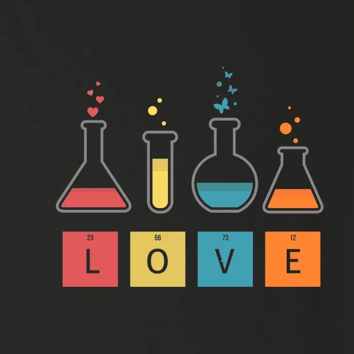 Man I Love Science Chemistry Set Toddler Long Sleeve Shirt