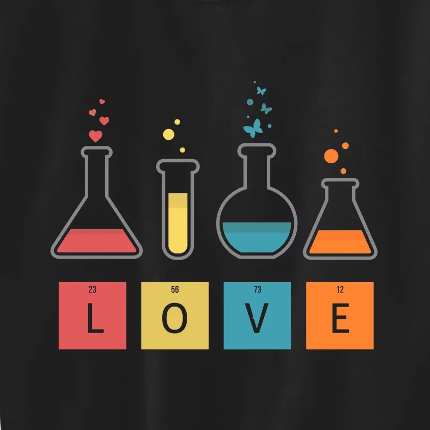 Man I Love Science Chemistry Set Kids Sweatshirt