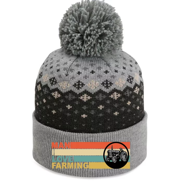 Man I Love Farming The Baniff Cuffed Pom Beanie