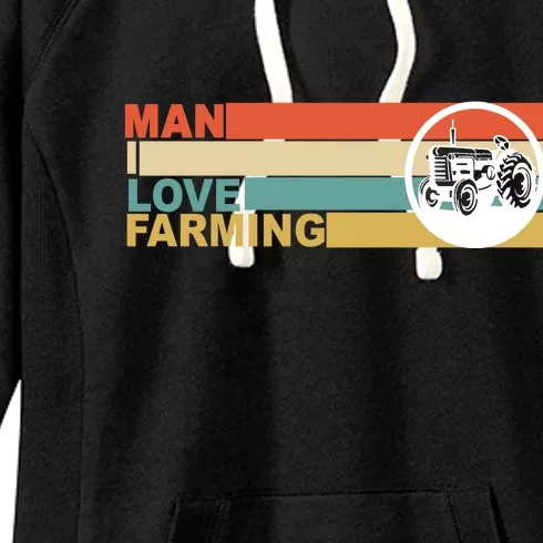 Man I Love Farming Women's Fleece Hoodie