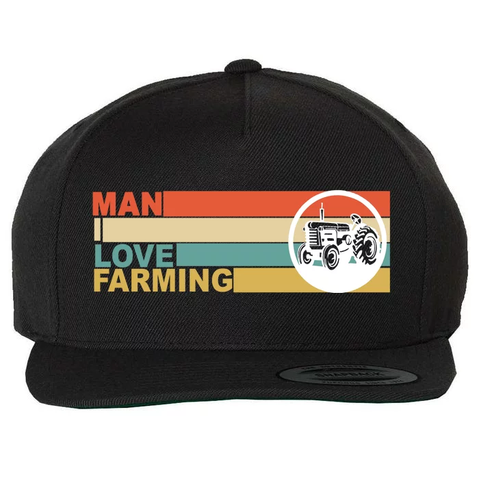 Man I Love Farming Wool Snapback Cap