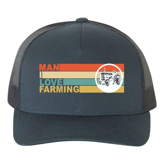 Man I Love Farming Yupoong Adult 5-Panel Trucker Hat