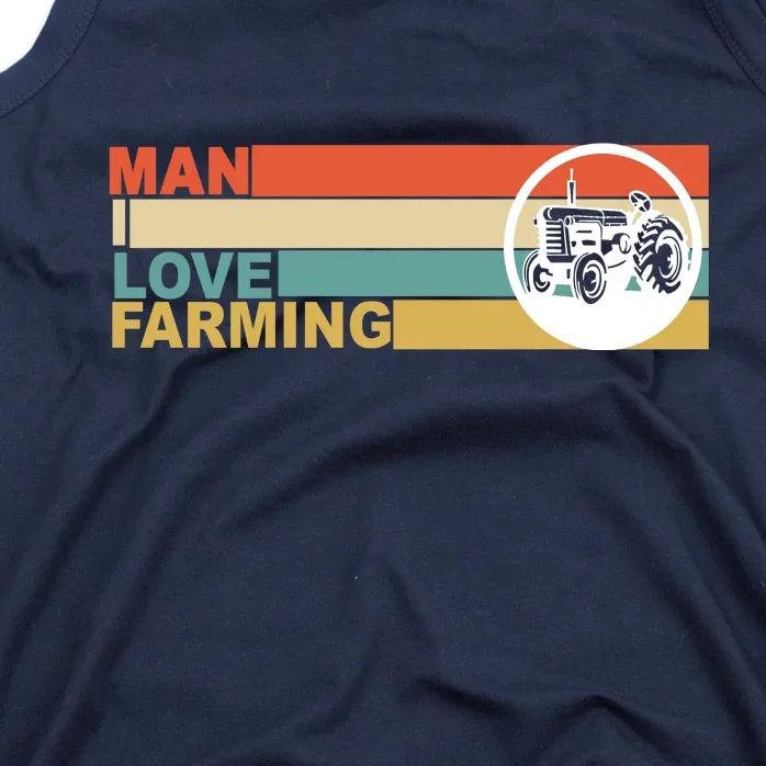 Man I Love Farming Tank Top