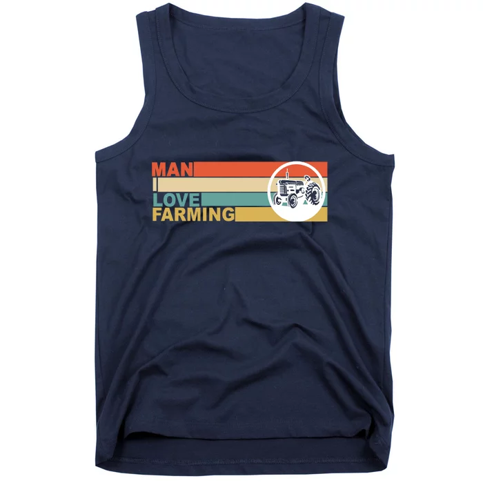 Man I Love Farming Tank Top