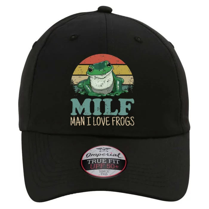 MILFMan I Love Frogs Funny Saying The Original Performance Cap