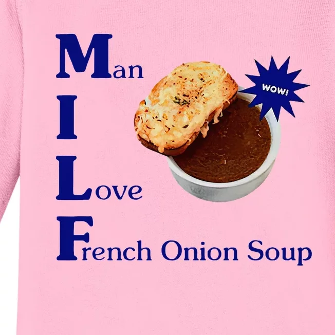 Man I Love French Onion Soup Baby Long Sleeve Bodysuit