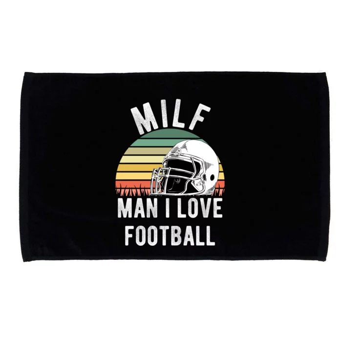 Milfgift I Love Football Fan Funny Rude Adult Humor Retro Meaningful Gift Microfiber Hand Towel