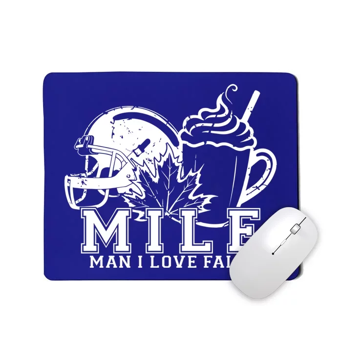 Milf I Love Fall Funny Skeleton Pumpkin Halloween Funny Funny Gift Mousepad