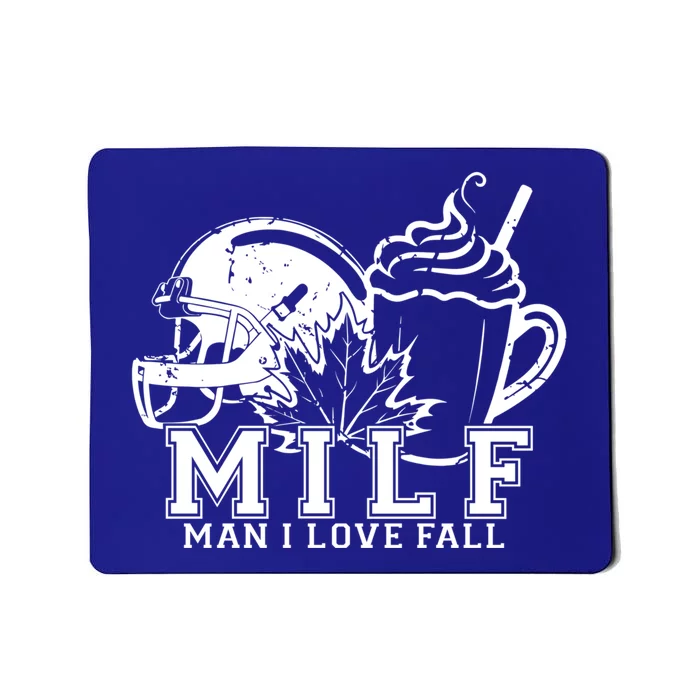 Milf I Love Fall Funny Skeleton Pumpkin Halloween Funny Funny Gift Mousepad