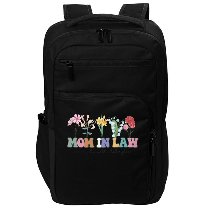 Mother In Law Mothers Day Gift For Mother Family Impact Tech Backpack