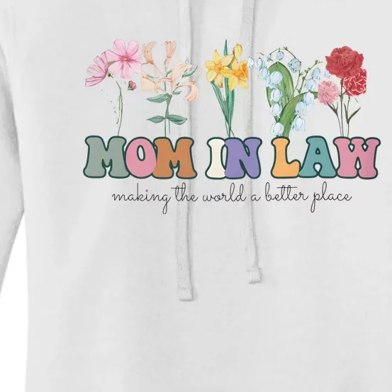 Mother In Law Mothers Day Gift For Mother Family Women's Pullover Hoodie