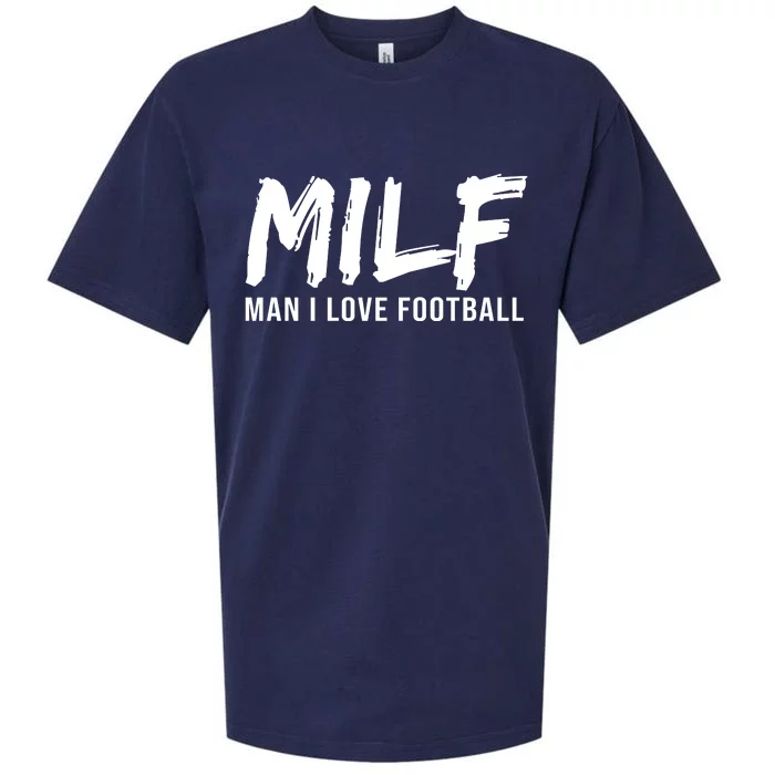 Man I Love Football Funny MILF Sueded Cloud Jersey T-Shirt