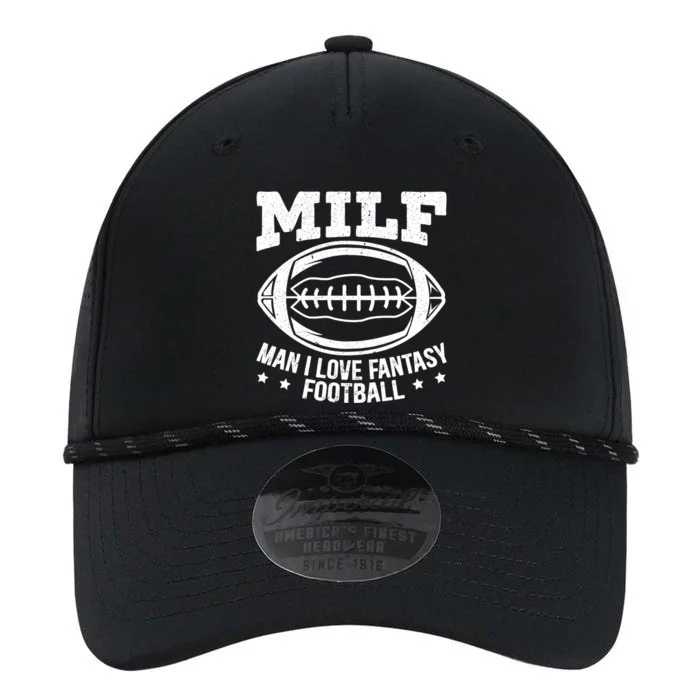 Milf I Love Fantasy Football Cute Gift Performance The Dyno Cap