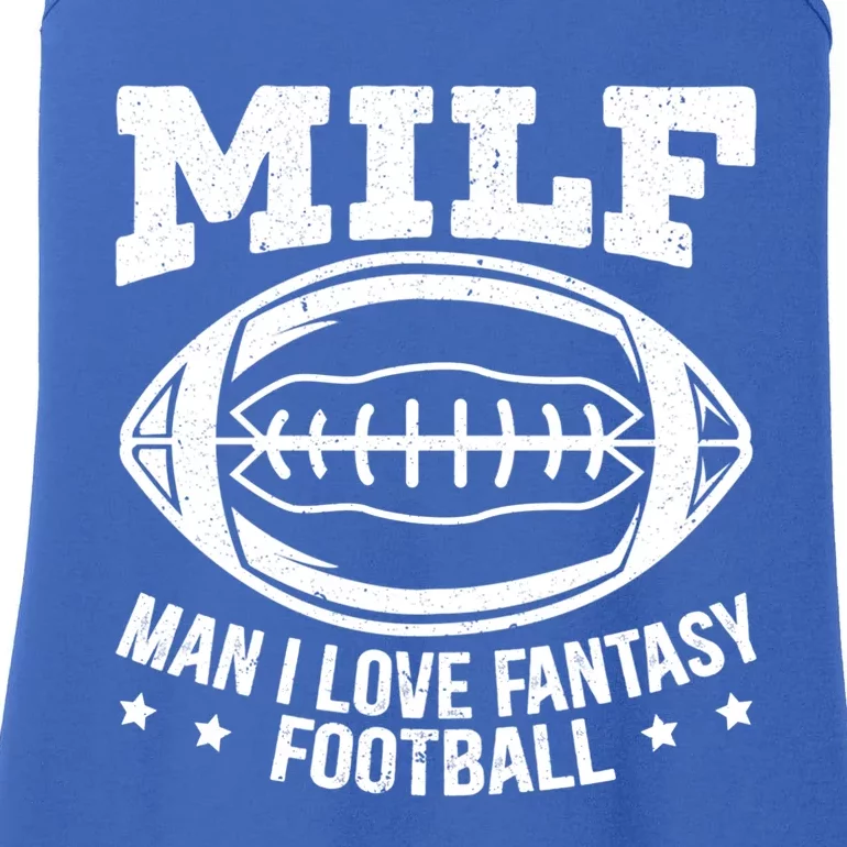 Milf I Love Fantasy Football Cute Gift Ladies Essential Tank