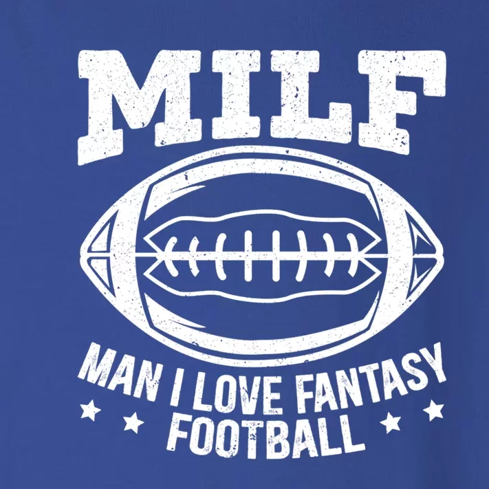 Milf I Love Fantasy Football Cute Gift Toddler Long Sleeve Shirt