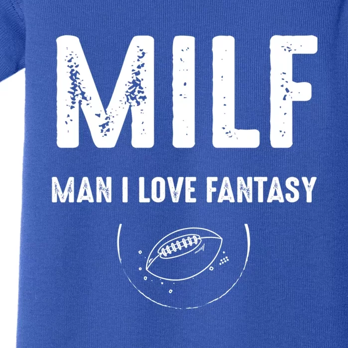 Milf I Love Fantasy Football Funny Gift Baby Bodysuit