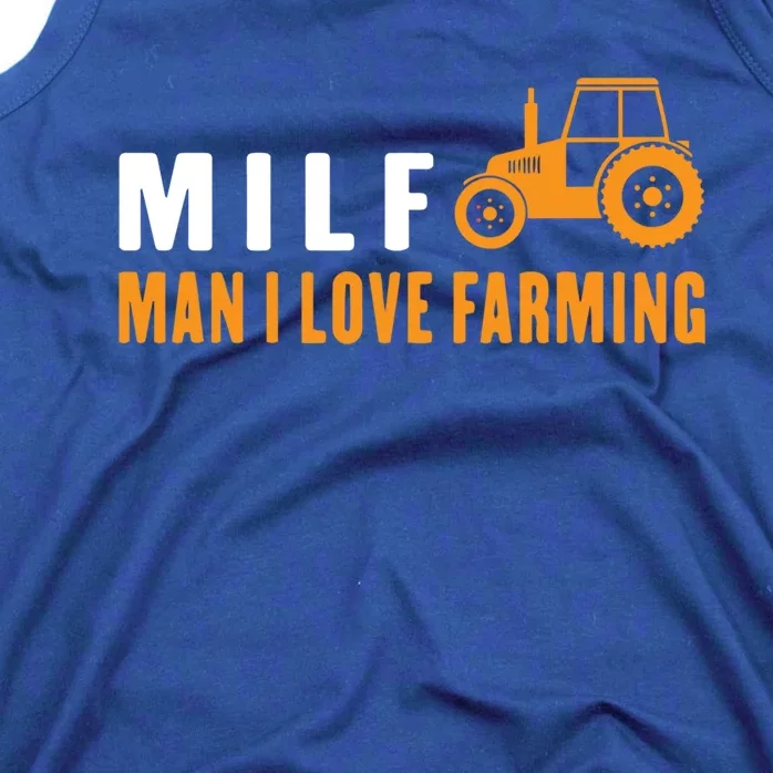 Milf I Love Farming Kansas State Football Fan Gift Tank Top