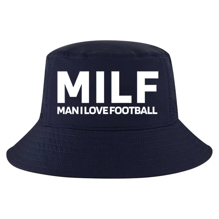 Milf I Love Football American Football Great Gift Cool Comfort Performance Bucket Hat