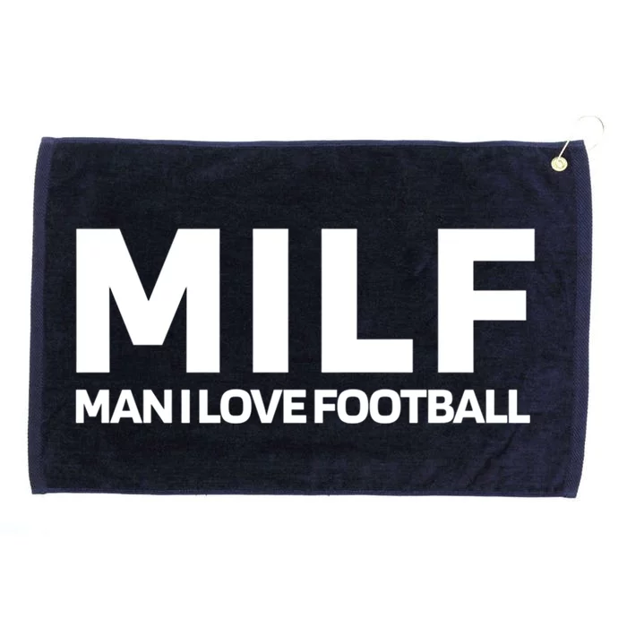 Milf I Love Football American Football Great Gift Grommeted Golf Towel