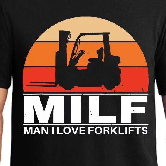 Man I Love Forklifts Pajama Set