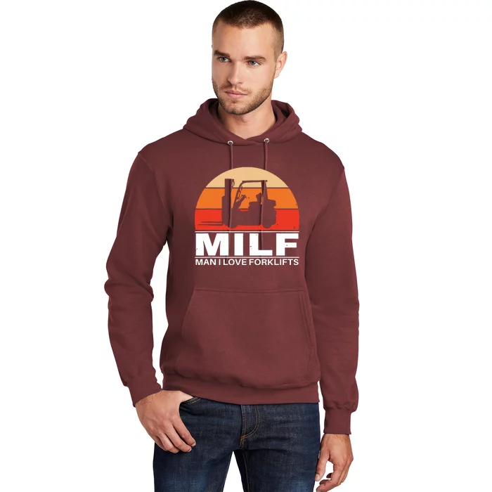 Man I Love Forklifts Hoodie