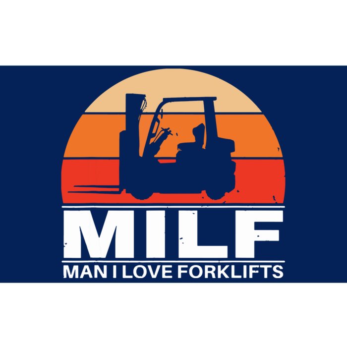 Man I Love Forklifts Bumper Sticker