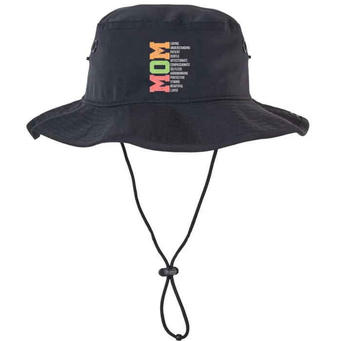 Meaning I Love Mom Mothers Day Legacy Cool Fit Booney Bucket Hat