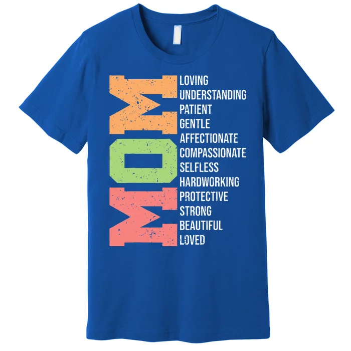 Meaning I Love Mom Mothers Day Premium T-Shirt