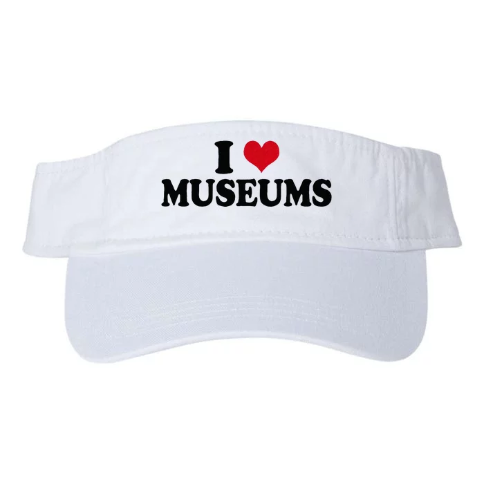 Museum I Love Museums Valucap Bio-Washed Visor