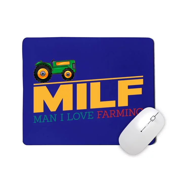 Man I Love Farming I Fun Milf Football Fan Gift Mousepad